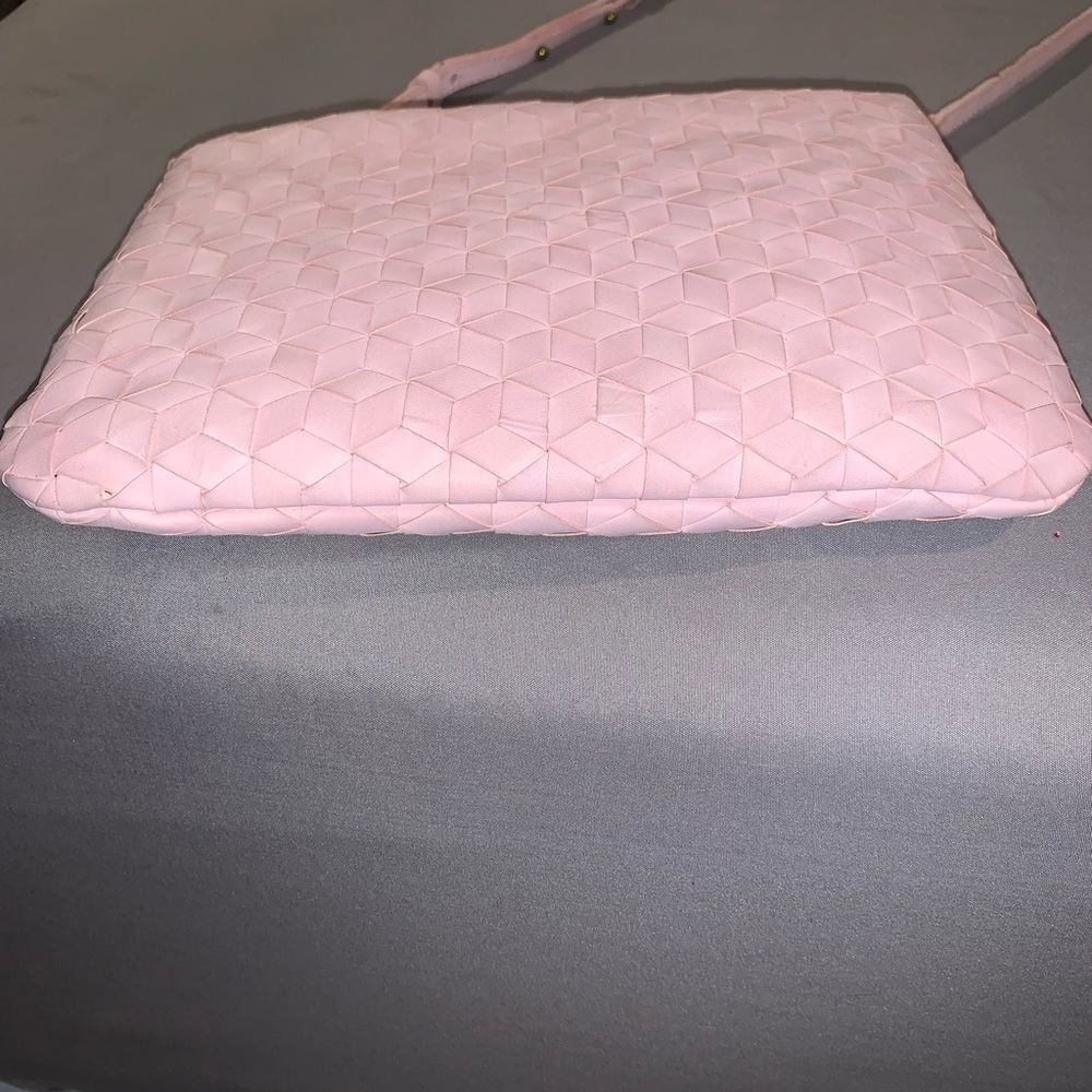 Madewell The Woven Puff Crossbody Bag Leather Addition - Picture 4 of 8